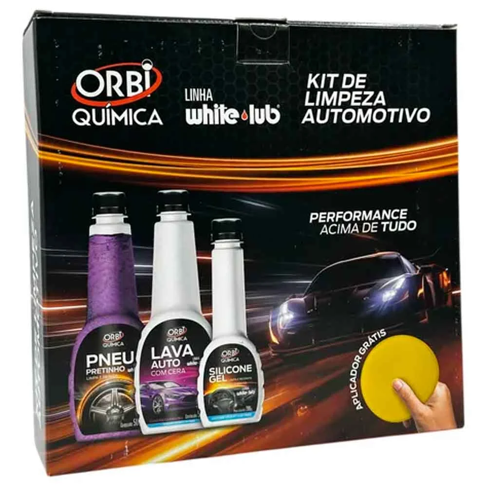 Kit De Limpeza Automotivo Car Care Orbi